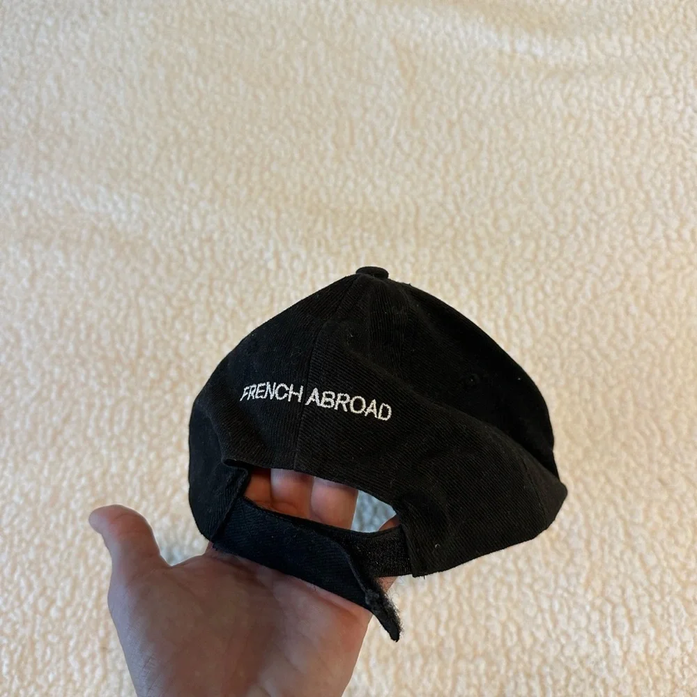Classic Black Embroidered Cap